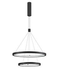 NOVA LUCE závěsné svítidlo EMPATIA černý hliník a akryl LED 60W 230V 3000K IP20 stmívatelné 9172660