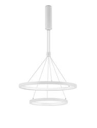 NOVA LUCE závěsné svítidlo EMPATIA bílý hliník a akryl LED 108W 230V 3000K IP20 stmívatelné 9172760