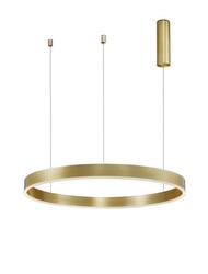 NOVA LUCE závěsné svítidlo MOTIF zlatý mosazný hliník a akryl LED 48W 230V 3000K IP20 stmívatelné 9190648