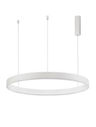 NOVA LUCE závěsné svítidlo MOTIF bílý hliník a akryl LED 55W 230V 3000K IP20 stmívatelné 9190755