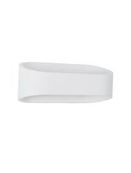 NOVA LUCE venkovní nástěnné svítidlo MILE bílý hliník a sklo LED 9W 3000K 100-240V 155st. IP54 světlo nahoru a dolů 9257871