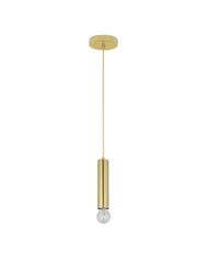 NOVA LUCE závěsné svítidlo NORWAY zlatý hliník zlatý kabel E27 1x12W 230V IP20 bez žárovky 9287946