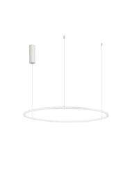 NOVA LUCE závěsné svítidlo TARQUIN bílý hliník a akryl LED 48W 230V 3000K IP20 stmívatelné 9345604