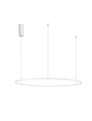 NOVA LUCE závěsné svítidlo TARQUIN bílý hliník a akryl LED 58W 230V 3000K IP20 stmívatelné 9345608