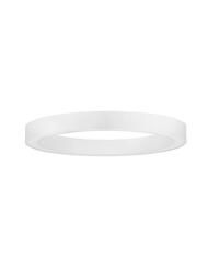 NOVA LUCE stropní svítidlo MORBIDO bílý hliník a akryl LED 60W 230V 2700K - 4000K IP20 vč. dálkového ovládání stmívatelné Tuya 9345635