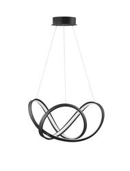 NOVA LUCE závěsné svítidlo APUS černý hliník a akryl LED 45W 230V 3000K IP20 stmívatelné 9348053