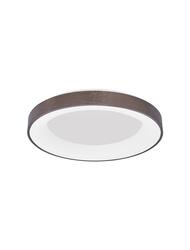 NOVA LUCE stropní svítidlo RANDO THIN broušený kávově hnědý hliník a akryl LED 50W 230V 3000K IP20 stmívatelné 9353855