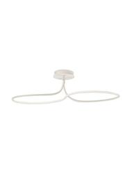 NOVA LUCE stropní svítidlo FUNGO bílý hliník a akryl LED 47W 230V 3000K IP20 stmívatelné 9357087