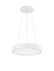 NOVA LUCE závěsné svítidlo RANDO THIN bílý hliník a akryl LED 30W 230V 3000K IP20 stmívatelné 9453430