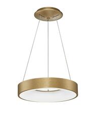 NOVA LUCE závěsné svítidlo RANDO THIN broušený zlatý hliník a akryl LED 30W 230V 3000K IP20 stmívatelné 9453432