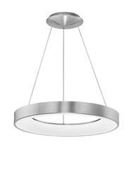 NOVA LUCE závěsné svítidlo RANDO THIN broušený stříbrný hliník a akryl LED 50W 230V 3000K IP20 stmívatelné 9453456