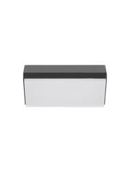 NOVA LUCE venkovní nástěnné svítidlo ZENON antracitový hliník a matný akryl LED 10W 3000K 220-240V 114st. IP65 9492610