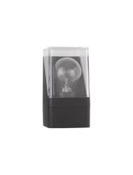 NOVA LUCE venkovní nástěnné svítidlo SELENA antracitový hliník a čirý akryl E27 1x12W 220-240V bez žárovky IP65 9492740