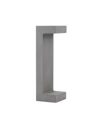 NOVA LUCE venkovní sloupkové svítidlo ARAN šedý beton skleněný difuzor LED 8W 3000K 120-230V IP65 9540213