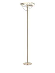 NOVA LUCE stojací lampa TIRIAC zlatý hliník a akryl LED 28W 230V 3000K IP20 9548106