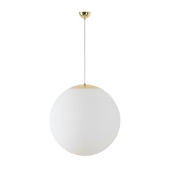 OSMONT ADR53071 ADRIA S5 závěsné skleněné svítidlo mosaz leštěná / bílá IP40 3x25W E27