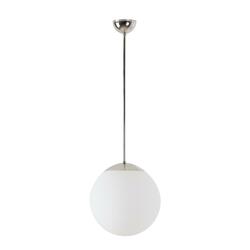 OSMONT ADR60055 ADRIA P2 závěsné skleněné svítidlo nerez leštěná / bílá IP40 3000 K 20W LED