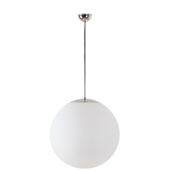 OSMONT ADR60174 ADRIA P4 závěsné skleněné svítidlo nerez leštěná / bílá IP40 3000 K 41W LED DALI