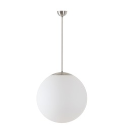 OSMONT ADR60185 ADRIA P4 závěsné skleněné svítidlo nerez broušená / bílá IP40 3000 K 41W LED DALI