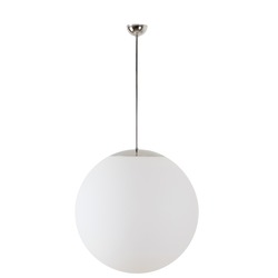 OSMONT ADR60224 ADRIA P5 závěsné skleněné svítidlo nerez leštěná / bílá IP40 3000 K 48W LED DALI