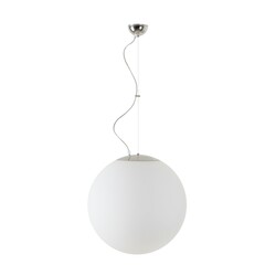 OSMONT ADR60300 ADRIA L4 závěsné skleněné svítidlo nerez leštěná / bílá IP40 3000 K 41W LED