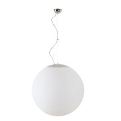 OSMONT ADR60322 ADRIA L5 závěsné skleněné svítidlo nerez leštěná / bílá IP40 3000 K 48W LED DALI