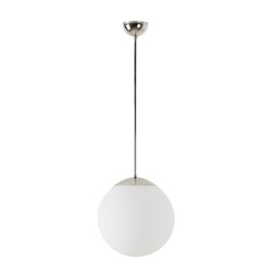 OSMONT ADR60558 ADRIA P2 závěsné skleněné svítidlo nerez leštěná / bílá IP40 4000 K 20W LED