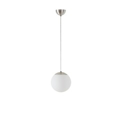 OSMONT ADR60833 ADRIA S1 závěsné skleněné svítidlo nerez broušená / bílá IP40 4000 K 8W LED