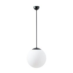 OSMONT ADR61276 ADRIA P2 závěsné skleněné svítidlo černá / bílá IP40 3000 K 20W LED