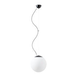 OSMONT ADR61822 ADRIA L2 závěsné skleněné svítidlo černá / bílá IP40 4000 K 20W LED