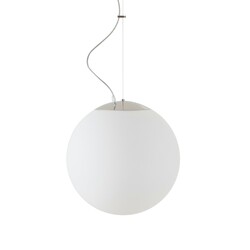 OSMONT ADR62162 ADRIA L3 HP závěsné skleněné svítidlo nerez leštěná / bílá IP40 3000 K 52W LED
