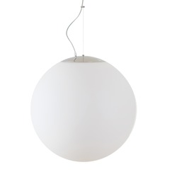 OSMONT ADR62204 ADRIA L5 HP závěsné skleněné svítidlo nerez leštěná / bílá IP40 3000 K 65W LED DALI