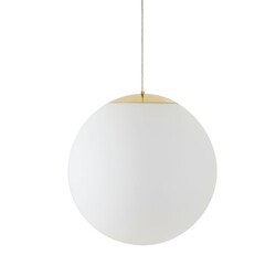 OSMONT ADR62225 ADRIA S4 HP závěsné skleněné svítidlo mosaz leštěná / bílá IP40 3000 K 59W LED DALI