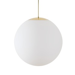 OSMONT ADR62628 ADRIA P5 HP závěsné skleněné svítidlo mosaz leštěná / bílá IP40 4000 K 65W LED DALI