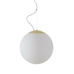 OSMONT ADR62660 ADRIA L3 HP závěsné skleněné svítidlo mosaz leštěná / bílá IP40 4000 K 52W LED DALI