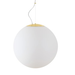 OSMONT ADR62700 ADRIA L5 HP závěsné skleněné svítidlo mosaz leštěná / bílá IP40 4000 K 65W LED DALI