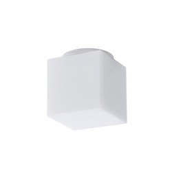 OSMONT APU52160 APUS 2 stropní/nástěnné skleněné svítidlo bílá IP44 60W E27