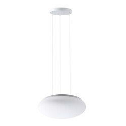 OSMONT ARA73552 ARAKIS LE3 závěsné skleněné svítidlo bílá IP40 4000 K 34W LED