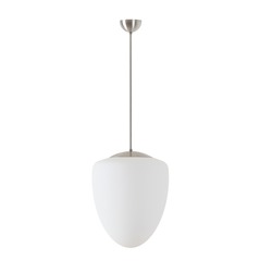 OSMONT AST60418 ASTRA P závěsné skleněné svítidlo nerez broušená / bílá IP40 3000 K 27W LED DALI