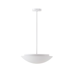 OSMONT AUR60485 AURA P4 závěsné skleněné svítidlo bílá IP40 3000 K 27W LED DALI