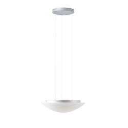 OSMONT AUR67435 AURA LE5 závěsné skleněné svítidlo stříbrná / bílá IP40 3000 K 34W LED