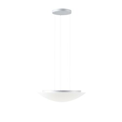 OSMONT AUR67441 AURA LE9 závěsné skleněné svítidlo stříbrná / bílá IP40 3000 K 35W LED