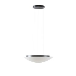 OSMONT AUR67945 AURA LE9 závěsné skleněné svítidlo černá / bílá IP40 4000 K 35W LED