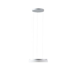 OSMONT CAR66874 CARINA LE1 závěsné skleněné svítidlo stříbrná / bílá IP40 4000 K 25W LED