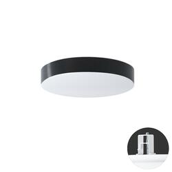 OSMONT DEL52615 DELIA CV1 stropní/nástěnné plastové polovestavné svítidlo bílá / bílo - černá IP44 25W E27