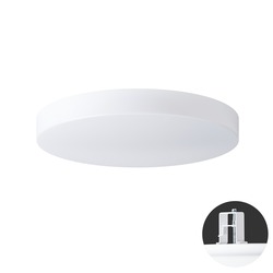 OSMONT DEL68164 DELIA V3 stropní/nástěnné plastové polovestavné svítidlo bílá IP44 3000 K 49W LED DALI