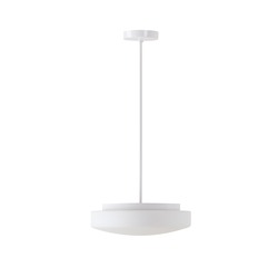 OSMONT EDN61065 EDNA P3 závěsné skleněné svítidlo bílá IP40 3000 K 19W LED