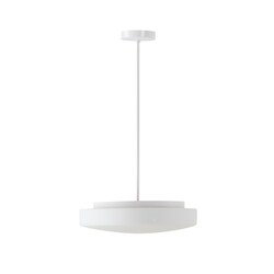 OSMONT EDN61084 EDNA P4 závěsné skleněné svítidlo bílá IP40 3000 K 27W LED