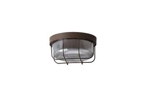 OSMONT ELE57742 ELEKTRA 3 K stropní/nástěnné průmyslové plastové svítidlo hnědá / bílá IP54 4000 K 7W LED