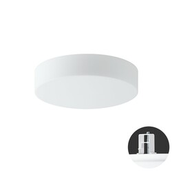 OSMONT ELS55345 ELSA V2 stropní/nástěnné skleněné polovestavné svítidlo bílá IP44 25W E27